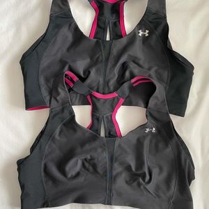 Lot bundle of 2 Under Armour sports bras